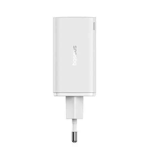 Мережевий зарядний пристрій Baseus GaN6 Pro Fast 2C+2U 65W Cable Type-C to Type-C 1m білий P10162701213-00 - фото 2