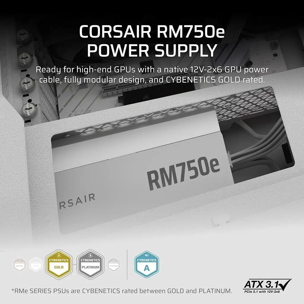 Блок питания Corsair RM750e 750W (CP-9020292-EU) - фото 4