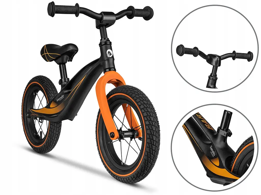 Беговел Lionelo Bart Air Sporty Black - фото 5