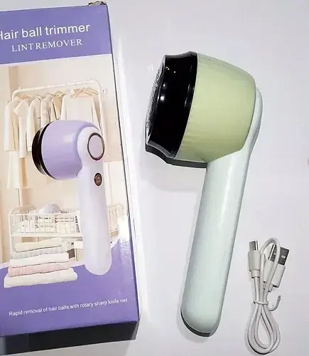 Машинка для видалення катишків Hair Ball Trimmer бездротова, USB зарядка, 6 лез - фото 3
