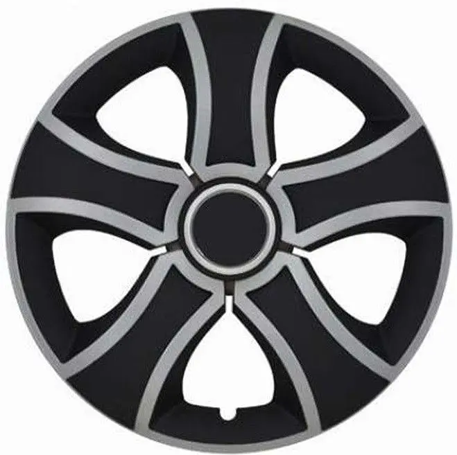 Ковпак колеса Jestic BIS R15 чорний, сірий 4 шт