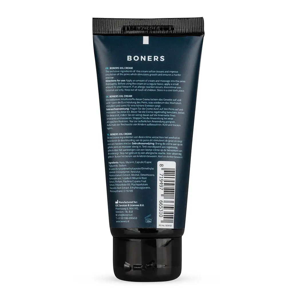 Крем для эрекции и увеличения члена Boners Penis XXL Cream (100 мл) - фото 2
