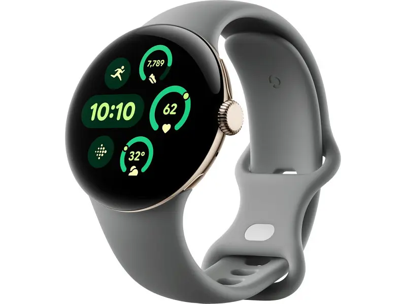 Смарт-годинник Google Pixel Watch 3 41 mm LTE Champagne Gold Aluminum Case/Hazel Active Band