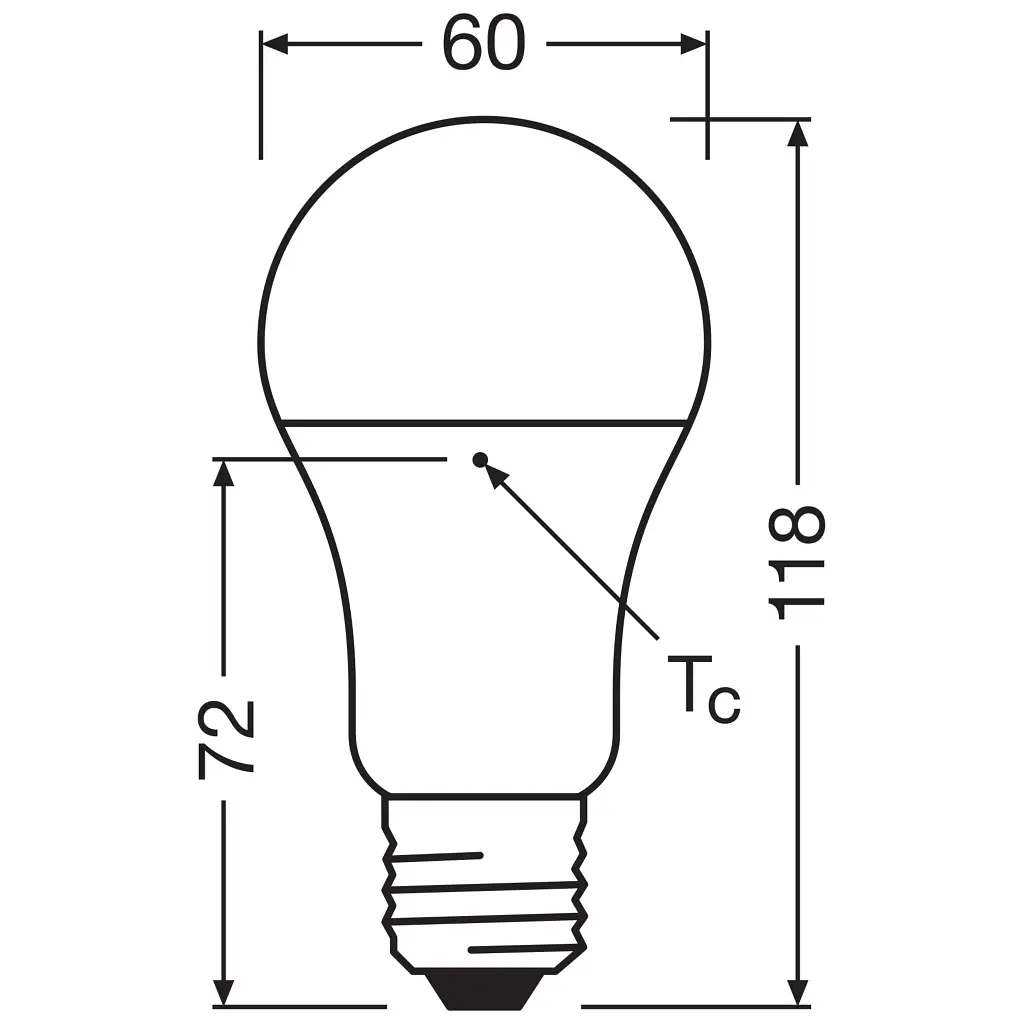 Лампочка Osram CL A100 13W/840 230V FR E27 (4058075304253) - фото 4