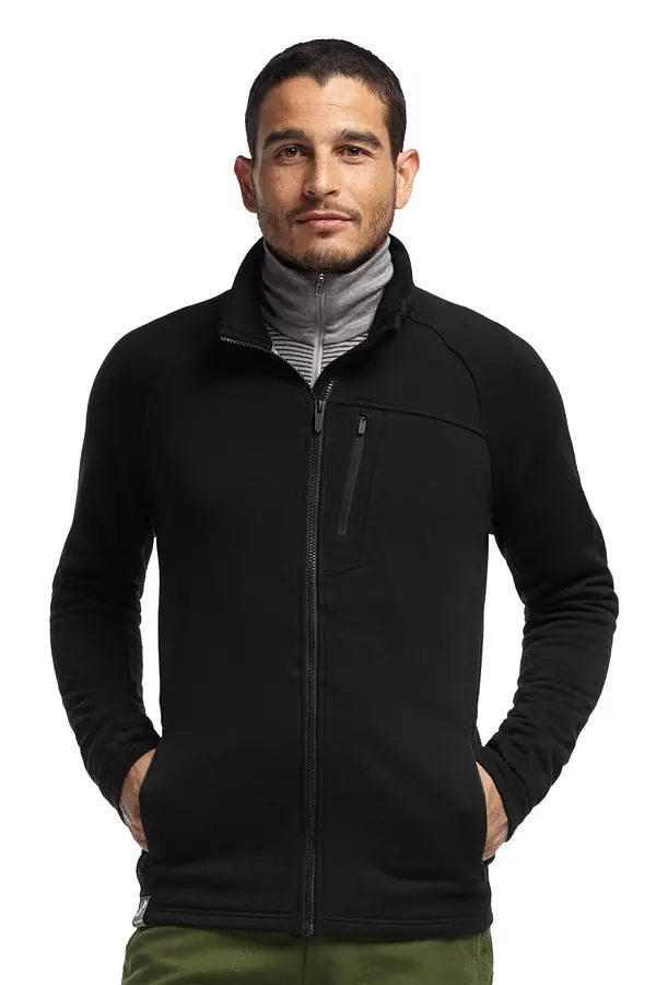 Кофта Icebreaker Sierra LS Zip Black S (1052-101 476 001 S) - фото 2