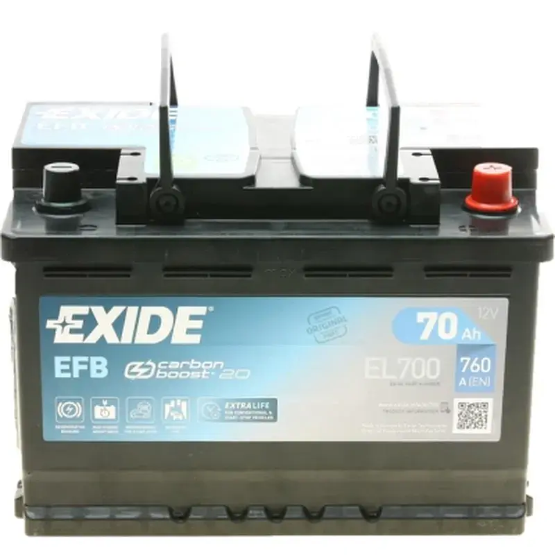 Акумулятор автомобільний EXIDE 70A (EL700)