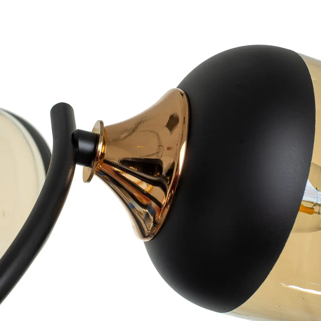 Люстра потолочная Brille E27 60W BK (LK-706S/5) - фото 2