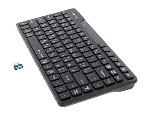 Клавіатура A4Tech FBK26C AS Fstyler, Black, Bluetooth / 2.4 GHz / USB, мембранні кнопки, 12 гарячих клавіш FN, радіус дії до 10 м - фото 2