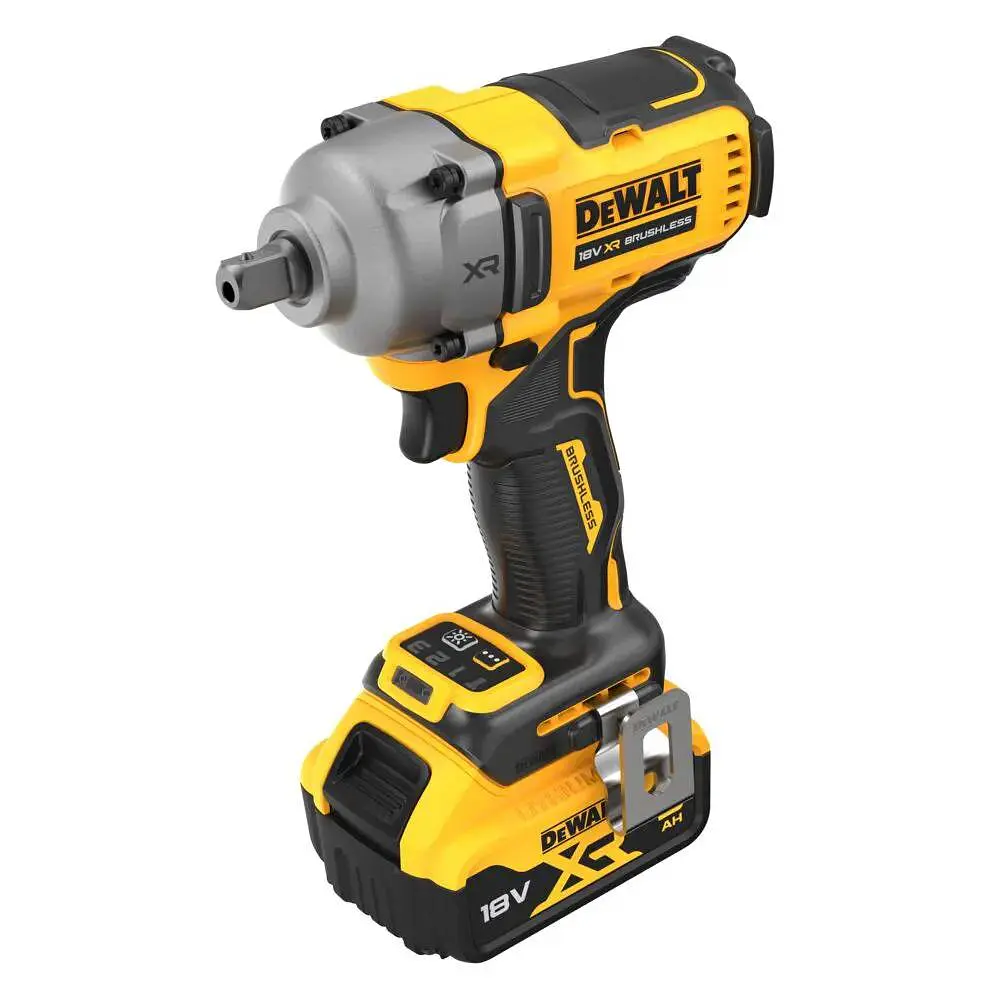 DeWALT Гайковерт ударний XR Li-Ion безщітковий 18В акб 2х5А·год 1084Нм 2000об/хв 3250уд/хв 1/2" ЗП кейс 1.67кг - фото 7