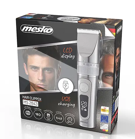 Машинка для стрижки з LCD дисплеєм Mesko MS 2843 - фото 9