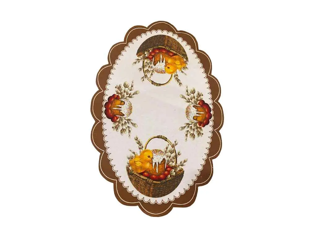 Серветка Великодня ТОДОРАК 45*30см 1 овал №3