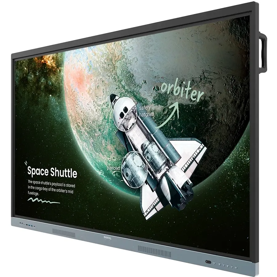 Інтерактивна панель 86" BenQ RE8604, IPS, UHD, 8Гб/ 128Гб, колонки, кріплення, чорна - фото 3