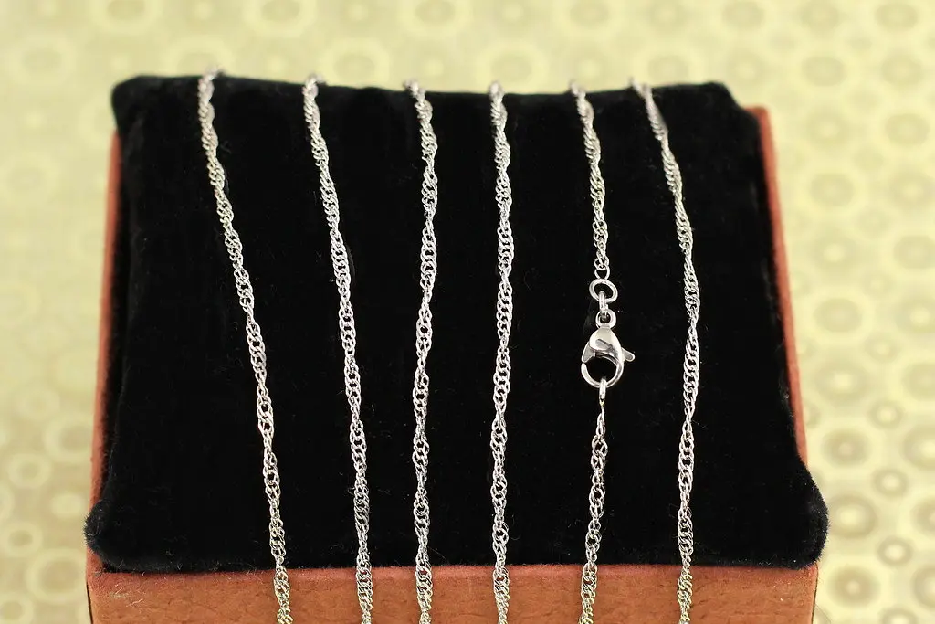 Ланцюг Xuping Jewelry Сингапур 50 см 2 мм сріблястий