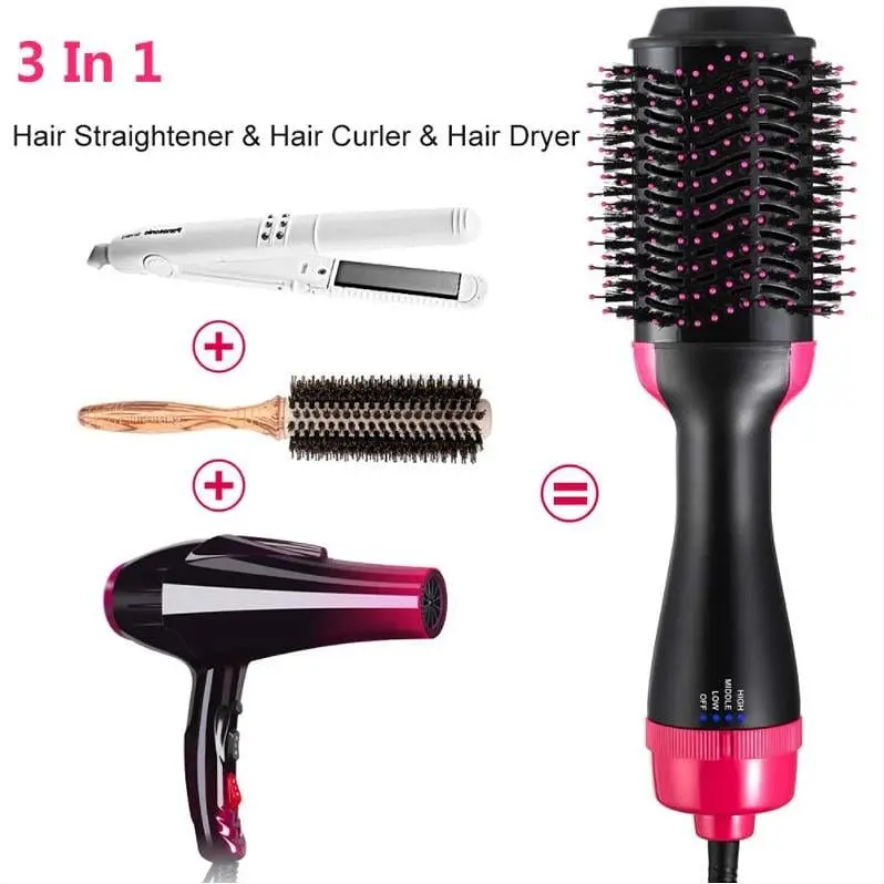 Фен-щітка гребінець One step Hair Dryer 1000 Вт 3в1 2 режими - фото 5