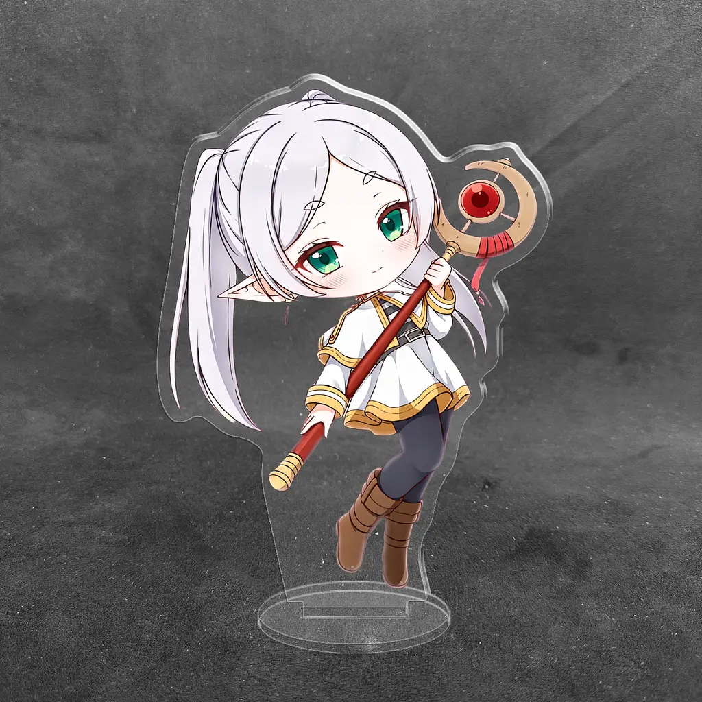 Акрилова колекційна фігурка Чібі Chibi Аніме Фрірен, яка проводжає в останній шлях 1 10 см - фото 2