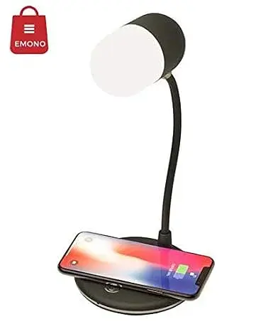 Настільна LED-лампа MD-088 з бездротовою зарядкою, Bluetooth-колонкою та динаміком - фото 2