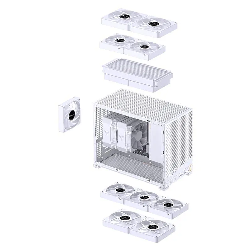 Корпус Jonsbo D32 PRO White (D32 PRO White) без блока питания - фото 9