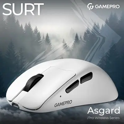 Комп'ютерна мишка GamePro Asgard Surt Wireless/Bluetooth/USB White (GM017W) - фото 5