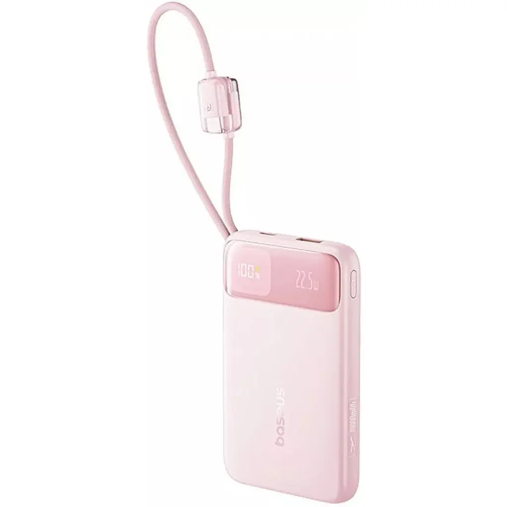 Внешний аккумулятор Baseus EnerFill FC11 10000mAh 22.5W Pink (E0027R07) [163474] - фото 2