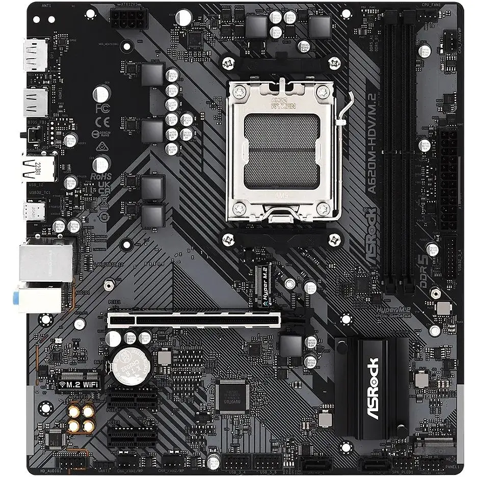 Материнська плата ASRock A620M-HDV/M.2 Socket AM5 - фото 3