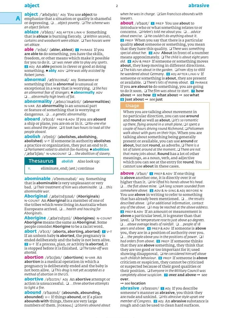Collins COBUILD Intermediate Learner's Dictionary 3rd Edition - фото 11