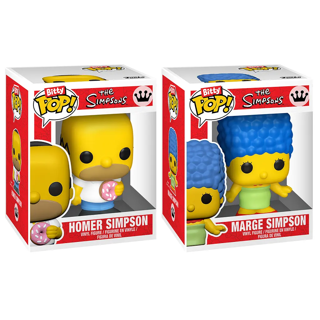 Набір ігрових фігурок Funko Bitty POP! Сімпсони – Гомер и Мардж (94217) - фото 2