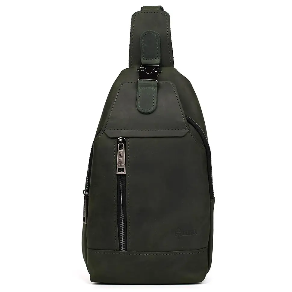 Шкіряна сумка-слінг Tarwa 27х18х5 см sum0025518 - фото 3