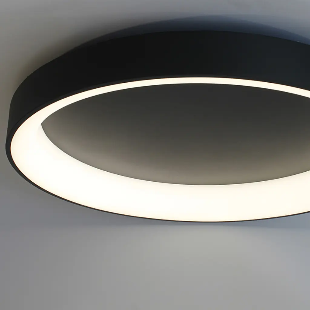 Стельовий світильник Friendlylight Rim 80 LED 3000K Black FL2098 - фото 3