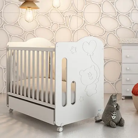 Детская кроватка Micuna Globito White, 120х60 см, белый (GLOBITO WHITE) - фото 2
