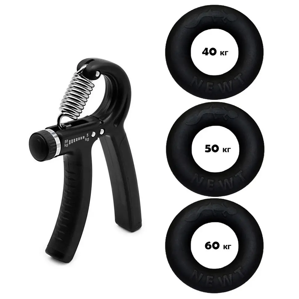 Набір кистьових еспандерів кільце+еспандер ножиці Power Grip Set2 NE-1588-60