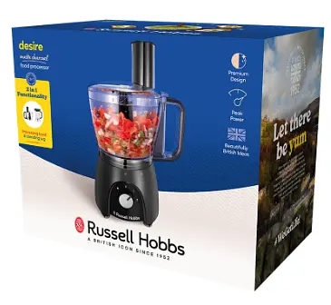 Кухонний комбайн 27111-56 Matte Charcoal Food Processor Russell Hobbs teh0026713 - фото 8