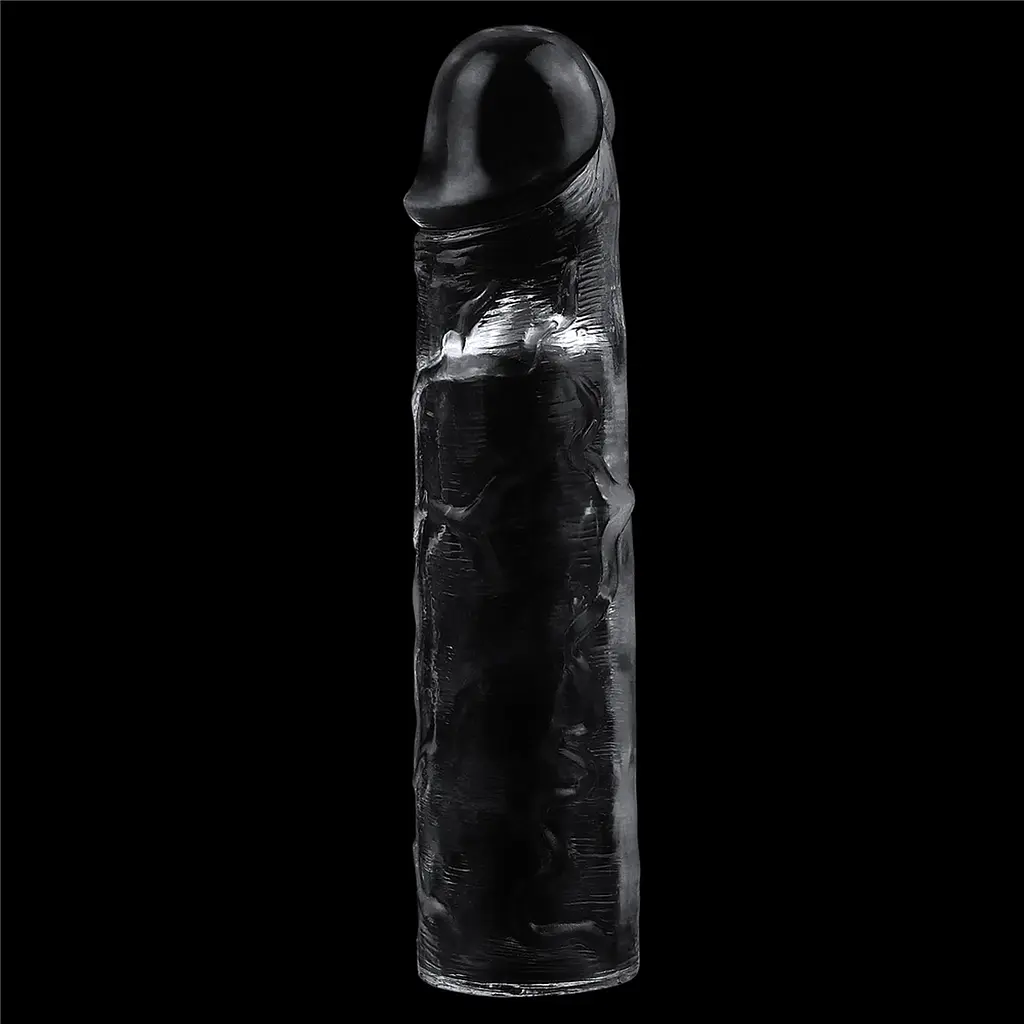 Насадка на пеніс Lovetoy Flawless Clear Penis Sleeve Add 2 19 см прозорий - фото 5