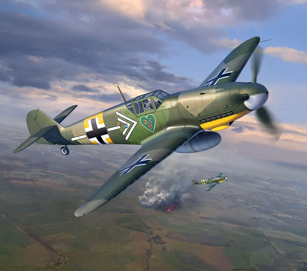 Збірна модель-копія Revell Kітак Messerschmitt Bf109 G-2/4 1:32 (RVL-03829) - фото 7