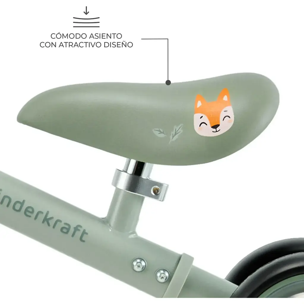 Каталка-біговел Kinderkraft Cutie Flash Green (KRCUFL00GRE0000) - фото 3