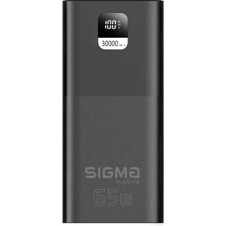 Power Bank Sigma X-power SI30A6QLX 30000mAh PD 65W black UA