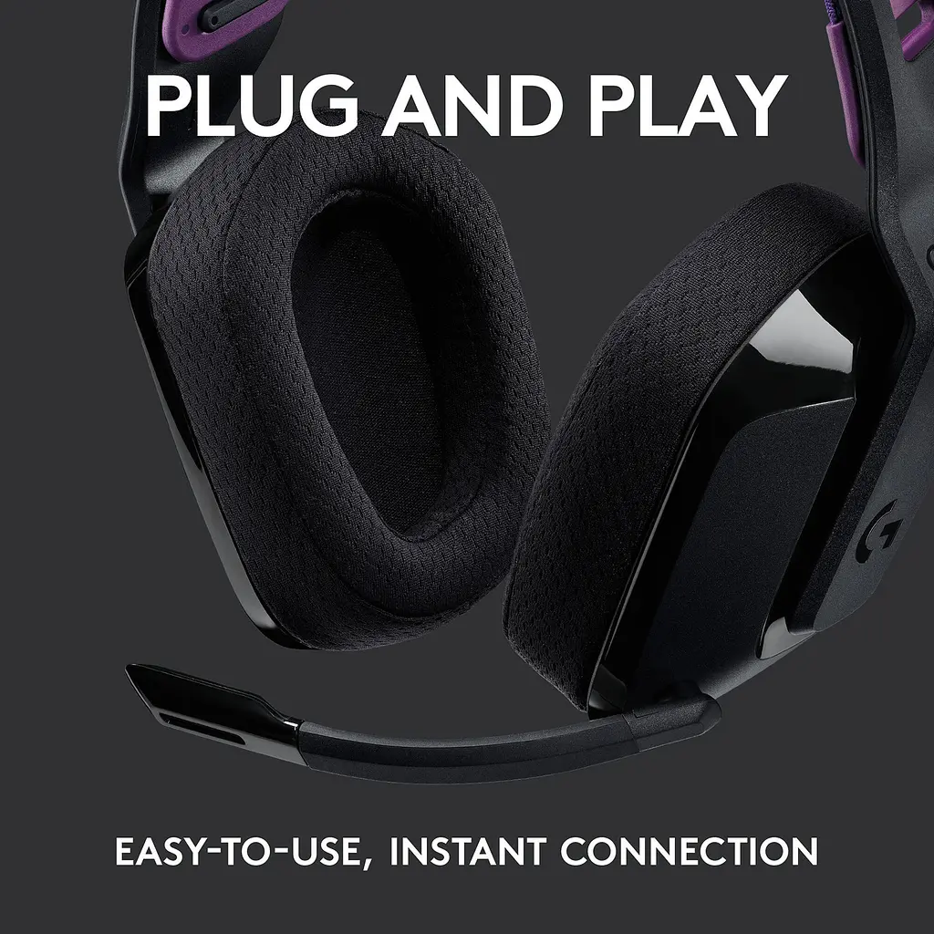 Ігрові навушники Logitech G535 Lightspeed Wireless Black (981-000972) [70702] - фото 2