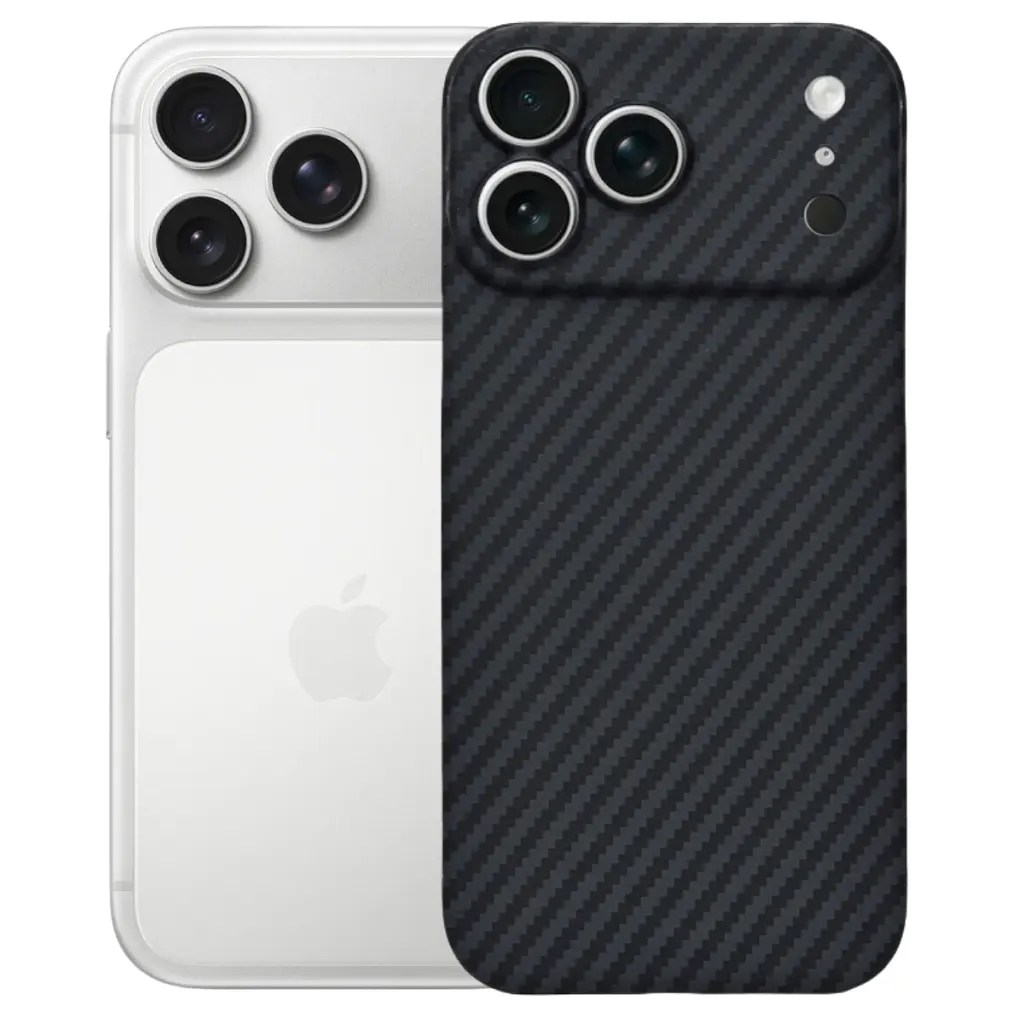 Чохол до мобільного телефона BeCover FIBRA Carbonite MagSafe Apple iPhone 17 Pro Max Black (715410)