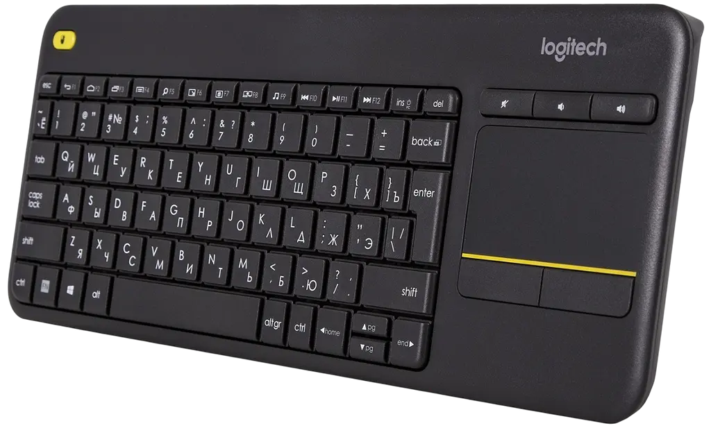 Клавіатура бездротова Logitech K400 Plus Black (920-007145) - фото 2