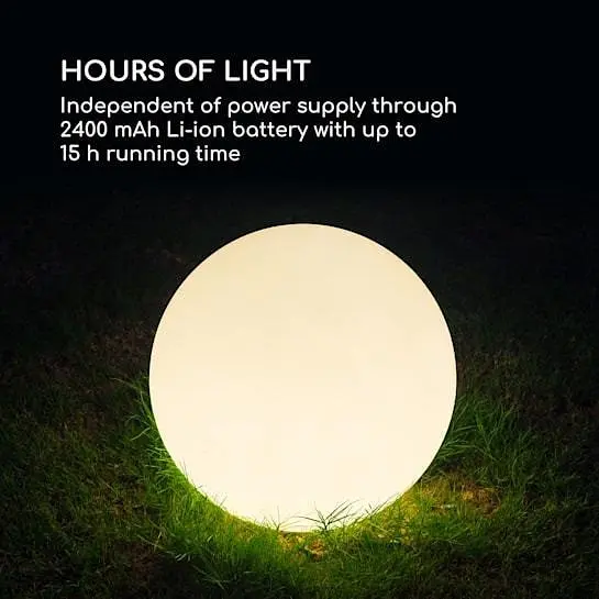 Кульовий світильник Blumfeldt XL (10033730) - фото 4