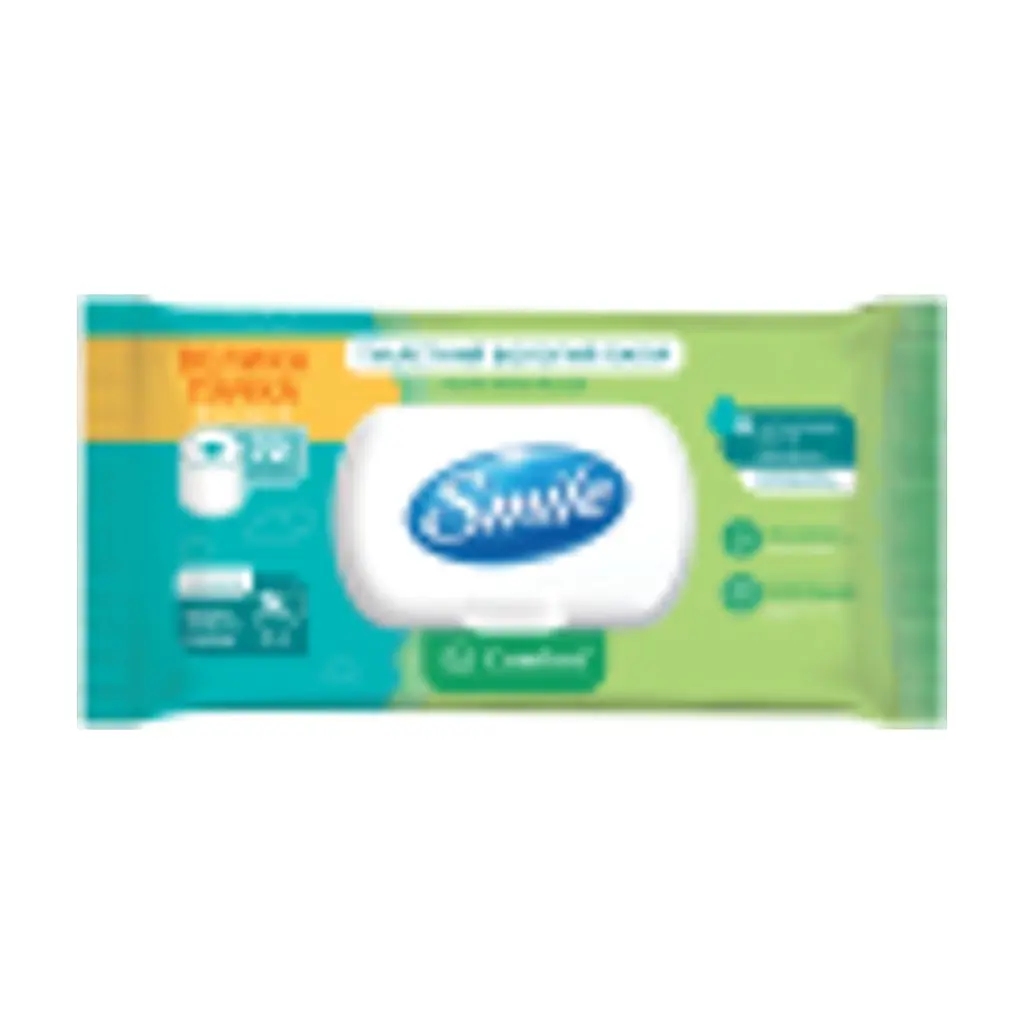 Туалетний папір Smile Classic Comfort Вологий 72 шт. (4823071668865) - фото 4