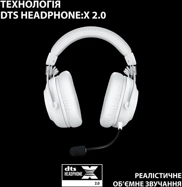 Навушники бездротові Logitech G Pro X 2 Lightspeed білі (981-001269) 981-001269 - фото 3