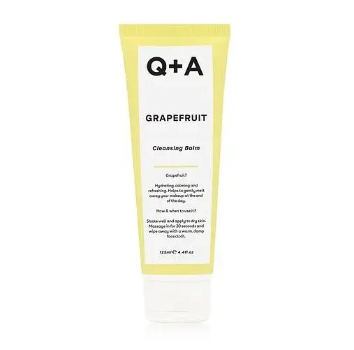 Очищувальний бальзам для обличчя з грейпфрутом Q+A Grapefruit Cleansing Balm 125 мл