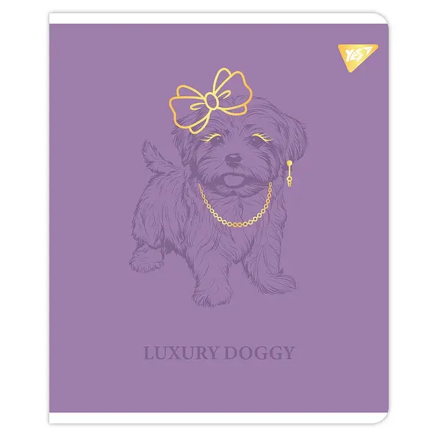 Зошит для записів А5 Yes Luxure doggy 24 аркуша в клітинку (767539) - фото 6