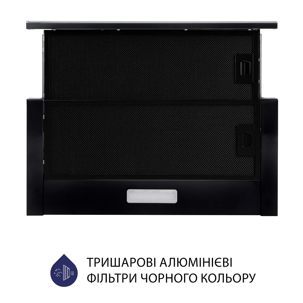 Витяжка телескопічна MINOLA HTLS 6634 BLF 1000 LED GLASS - фото 3