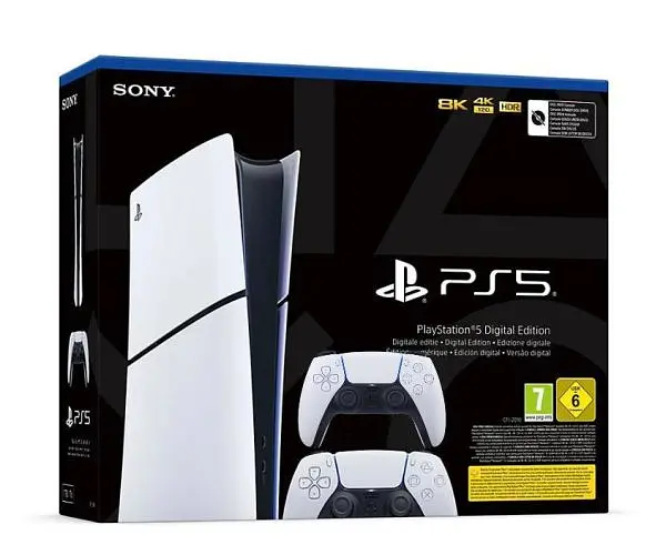 Игровая консоль Sony PlayStation 5 Slim Digital Edition + DualSense White - фото 5