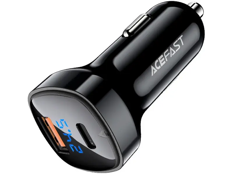 Автомобільний зарядний пристрій Acefast B4 Fast Charge Car Charger 66 W Black (AFB4B) - фото 3