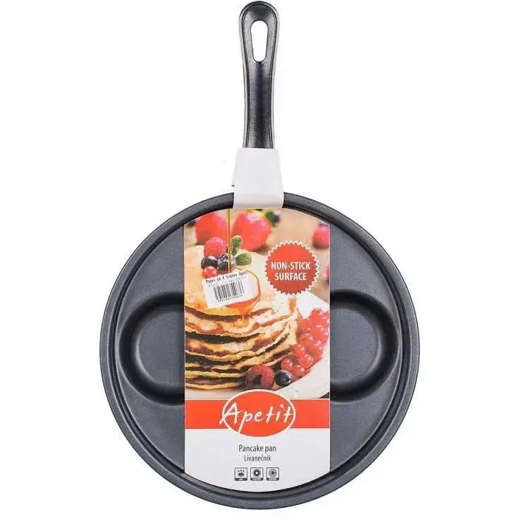 Сковорода на 4 млинці з антипригарним покриттям Apetit - фото 4