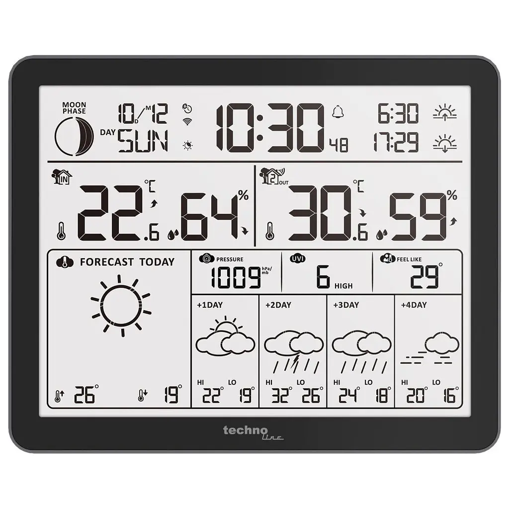 Метеостанція Technoline Tuya Smart/SmartLife WD3000 Black (WD3000) - фото 8