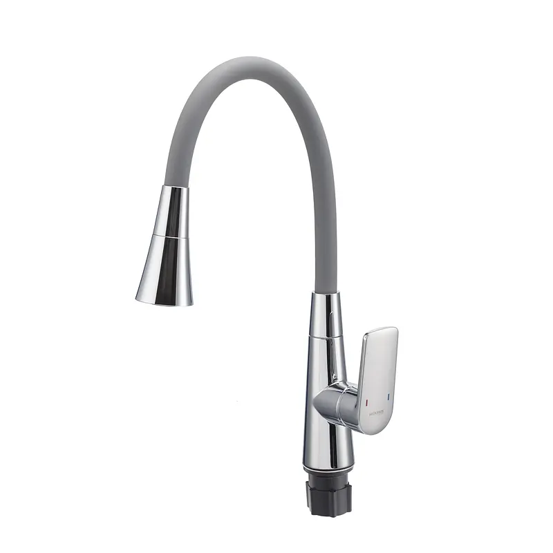 Змішувач для кухні Mixxus Premium Matis 011-T (Nut) refl.gray MI8267, Хром - фото 3