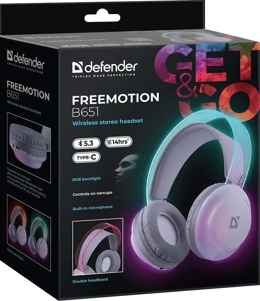 Гарнітура Defender FreeMotion B651 Bluetooth White (63651) (7202786) - фото 8